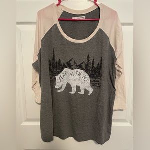 Maurices 3/4 Sleeve Shirt size 3